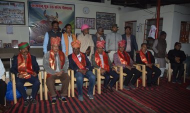 गौशाला में स्नेह मिलन समारोह हुआ आयोजित सुमेरपुर।