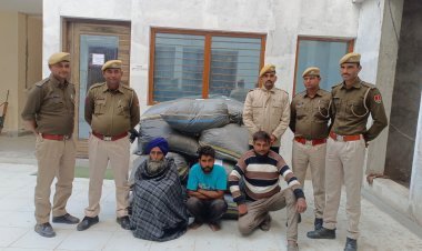 ट्रक से 70 लाख रुपए का अवैध डोडा पोस्त छिलका व अफीम जप्त, 3 गिरफ्तार