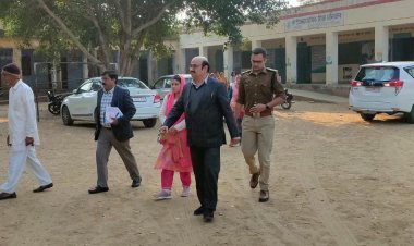 जिला कलक्टर एवं पुलिस अधीक्षक ने आरएएस भर्ती परीक्षा केन्द्रों का किया निरीक्षण