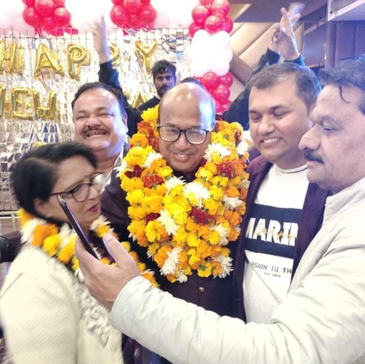अलवर इलैक्ट्रिक डीलर्स एसोसिऐशन के बने अध्यक्ष इन्द्रसैन जैन