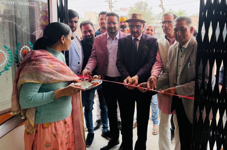 मण्डावा में ग्रामीण बैंक के नए भवन का शुभारंभ