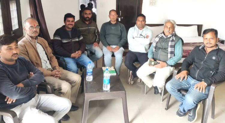 बिजौलियां उपखण्ड क्षेत्र के पत्रकारों की बैठक 