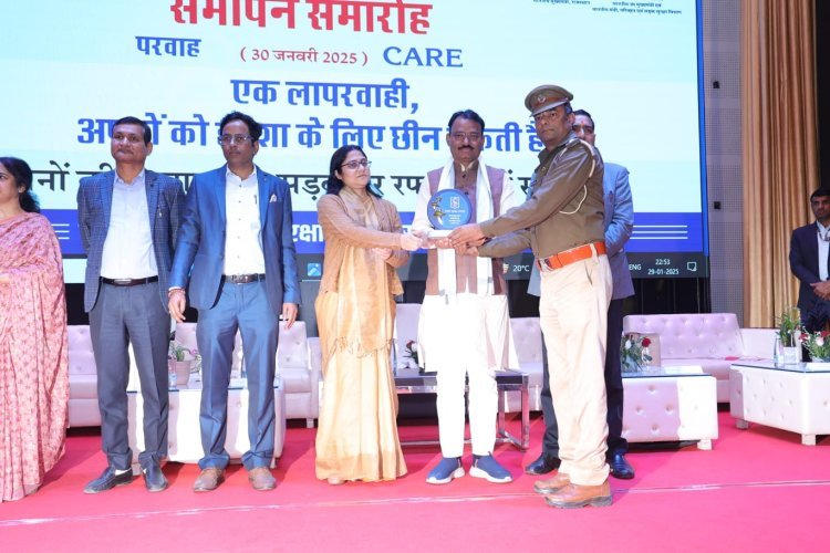 मोटर वाहन निरीक्षक दिनेश सिंह फौजदार को राज्य स्तरीय सम्मान