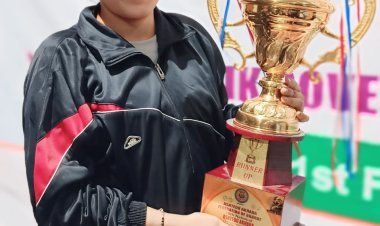 राष्ट्रीय खेल प्रतियोगिता में राष्ट्रीय स्तर पर द्वितीय पुरस्कार मेडल पदक प्राप्त किया 