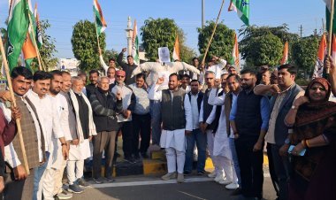 अमेरिका में अप्रवासियों के साथ दुर्व्यवहार पर कांग्रेस का प्रदर्शन, मोदी सरकार पर उठाए सवाल  