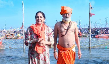 लव फिल्म्स की ‘वध 2’ टीम पहुंची महाकुंभ, संगम में आस्था की डुबकी लगाकर लिया आशीर्वाद