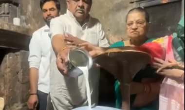 वन मंत्री ने रूसी रानी महल जीर्णोद्धार स्थल का दौरा किया