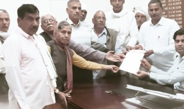 ईआरसीपी में बाँधों को जोड़ने की माँग, मुख्यमंत्री के नाम सौंपा ज्ञापन