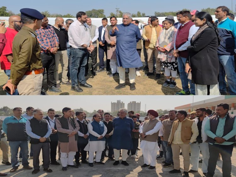 केंद्रीय मंत्री ने किया 'अलवर टाइगर मैराथन' के रूट का निरीक्षण, लिया व्यवस्थाओं का जायजा