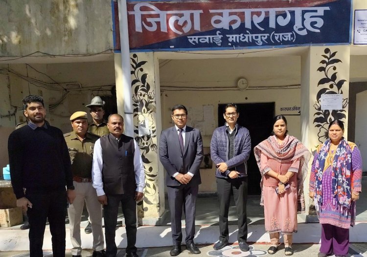 जिला विधिक सेवा प्राधिकरण सचिव ने जिला कारागृह का साप्ताहिक निरीक्षण कर व्यवस्थाओं का लिया जायजा