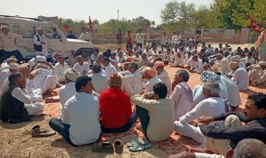 ओलावृष्टि से फसलें बर्बाद, धरतीपुत्रों ने मुआवजे की मांग को लेकर भरी हुंकार 