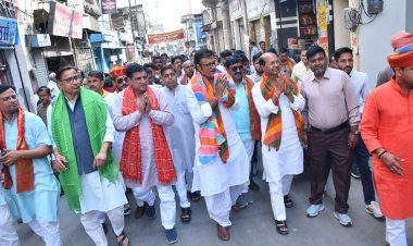 पूर्व नेता प्रतिपक्ष राठौड़ व सहारण ने की होली की रामरमी