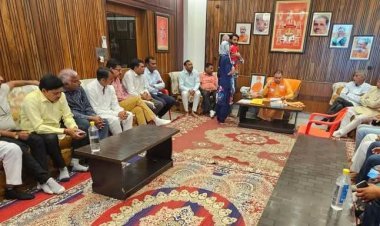 तिजारा विधायक महंत योगी ने की अलवर निवास पर आमजन से मुलाकात