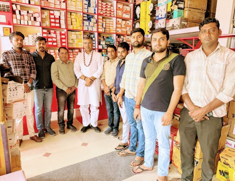 विधायक गेदर का लक्ष्मणगढ़ में किया स्वागत