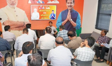 मंत्री कर्नल राज्यवर्धन राठौड़ एक्शन मोड में, विकास को लेकर बैठक 