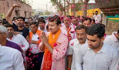 कर्नल राज्यवर्धन राठौड़ ने धाबास सड़क का किया निरीक्षण