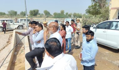 जिला कलेक्टर अभिषेक सुराणा का सरदारशहर दौरा, विकास कार्यों की समीक्षा 