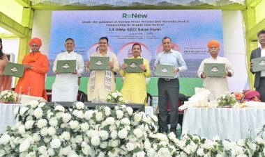 राजस्थान बना नवीकरणीय ऊर्जा का सिरमौर, पोकरण में 1.3 GW सौर संयंत्र का उद्घाटन  मुख्यमंत्री बोले—सौर ऊर्जा से हरित और आत्मनिर्भर भविष्य की ओर बढ़ता राजस्थान  