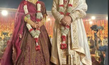 जयपुर में विधानसभा अध्यक्ष के बेटे की शाही शादी: जय महल पैलेस में प्रबल प्रताप और अरुंधति ने पहनाई वरमाला