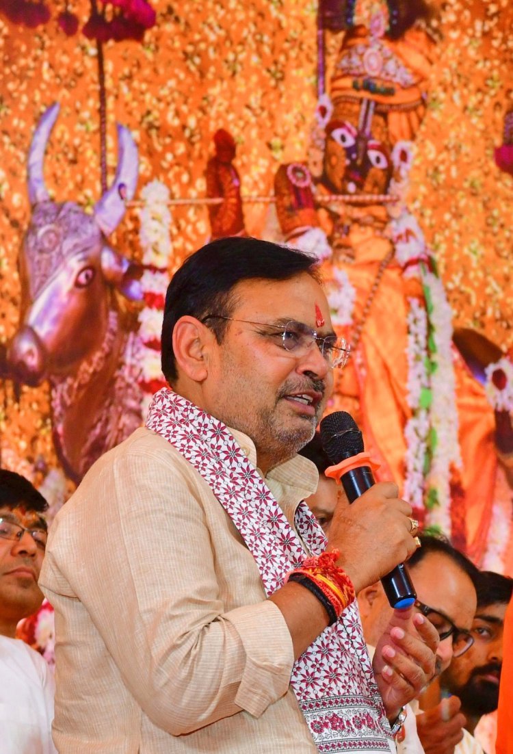 मुख्यमंत्री भजनलाल शर्मा ने श्रीमद् भागवत कथा का श्रवण कर प्रदेशवासियों के लिए की प्रार्थना 