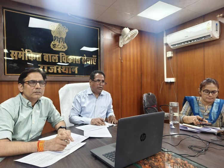 बारां जिले में आंगनबाड़ी विकास की धीमी प्रगति पर निदेशक ने जताया असंतोष