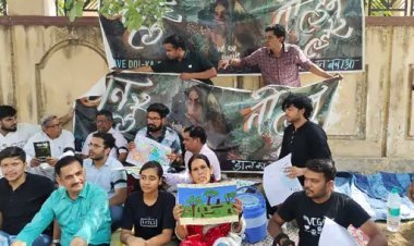 जयपुर में 2500 पेड़ कटने की तैयारी, फिनटेक पार्क और मॉल के लिए वन क्षेत्र उजड़ने का खतरा | विरोध कर रहे लोगों को पुलिस ने पकड़ा