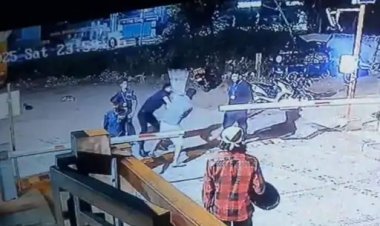 जयपुर में सॉफ्टवेयर इंजीनियर से मारपीट, CCTV में कैद हुई घटना: डिलीवरी बॉय को लेकर हुए विवाद में गार्ड्स ने डंडों से पीटा, मामला दर्ज