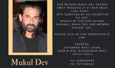 एक्टर मुकुल देव का 54 की उम्र में निधन: ICU में थे भर्ती, ‘सन ऑफ सरदार’ के किरदार से मिली थी पहचान; भाई राहुल देव ने दी जानकारी