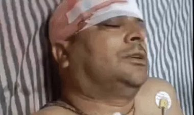 जयपुर में सरपंच पर जानलेवा हमला: लाठी-डंडों से पीटकर हाथ-पैर तोड़े, आरोप- पुलिस मौजूद थी, लेकिन तमाशा देखती रही