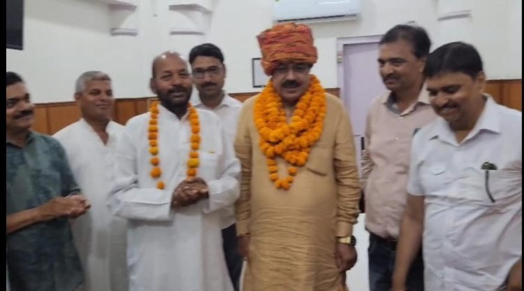 उत्तराखंड के पूर्व राज्य मंत्री का किया स्वागत