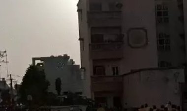 जयपुर में युद्ध जैसी मॉक ड्रिल और ब्लैकआउट: ड्रोन-मिसाइल हमले का सीन, छतों पर रेस्क्यू ऑपरेशन, बाजारों में अफरा-तफरी