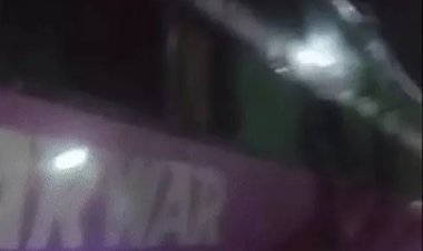 चलती बस में लगी आग, 40 यात्रियों की बची जान: जयपुर में पुलिस की सूझबूझ से टला बड़ा हादसा