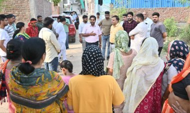 भाजपा नेता मोहित यादव की त्वरित पहल से श्याम नगर और जागुवास में पानी की समस्या का समाधान
