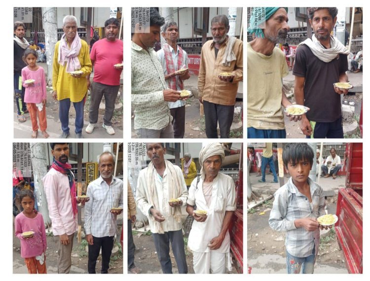 जरूरतमंदों तक पहुंचा रहे पौष्टिक खिचड़ी