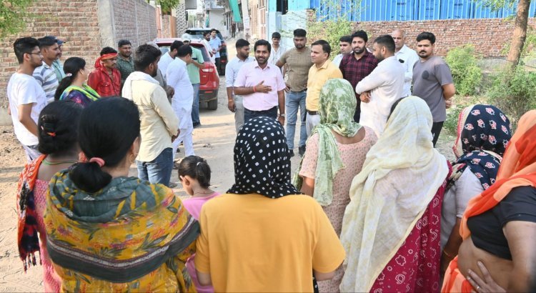 भाजपा नेता मोहित यादव की त्वरित पहल से श्याम नगर और जागुवास में पानी की समस्या का समाधान