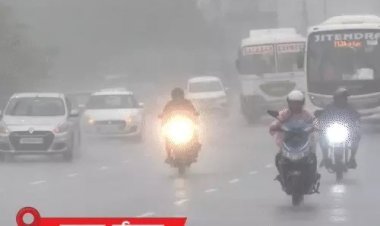 दिल्ली-NCR में मूसलधार बारिश, 6 फ्लाइट डायवर्ट; गुरुग्राम में जलभराव से सड़कें बंद, MP-हरियाणा में 6 बच्चों की डूबने से मौत