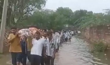 राजस्थान के 6 जिलों में बारिश का अलर्ट: अजमेर में दो बच्चों की डूबकर मौत, नागौर में घुटनों तक पानी में निकली शवयात्रा