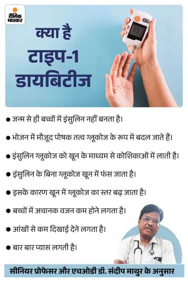 बच्चों में बेकाबू होता शुगर लेवल बना चिंता: SMS मेडिकल कॉलेज ने मांगी CGMS सुविधा, सरकार को भेजा प्रस्ताव