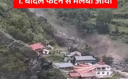 उत्तरकाशी में 34 सेकेंड में उजड़ गया पूरा गांव: 300 करोड़ लीटर बारिश से मचा कहर, बादल फटने की वजह से हिमालय में बार-बार क्यों ढहते हैं पहाड़?