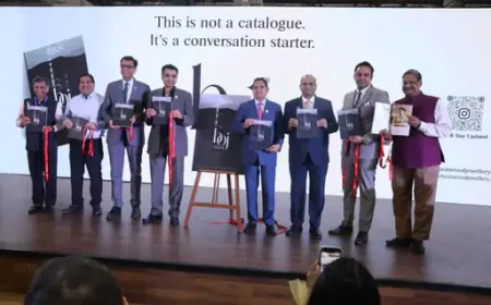 जयपुर के ज्वैलर्स ने 'बिजनेस ऑफ ज्वेलरी' की लॉन्चिंग में बढ़ाई शोभा, मुंबई में IIJS के दौरान हुआ शुभारंभ