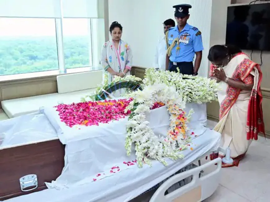 पूर्व CM शिबू सोरेन पंचतत्व में विलीन: नेमरा गांव में हुआ अंतिम संस्कार, पप्पू यादव बोले- भारत रत्न से सम्मानित किया जाए