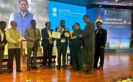 आरसीडीएफ ने लगातार दूसरे वर्ष रचा राष्ट्रीय कीर्तिमान, तीन श्रेणियों में मिला राष्ट्रीय गोपाल रत्न अवॉर्ड