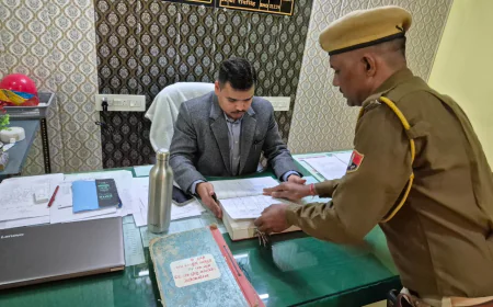 जिला कलक्टर अभिषेक सुराणा ने भानीपुरा तहसील कार्यालय व पुलिस थाने का निरीक्षण देखी व्यवस्थाएं दिए निर्देश