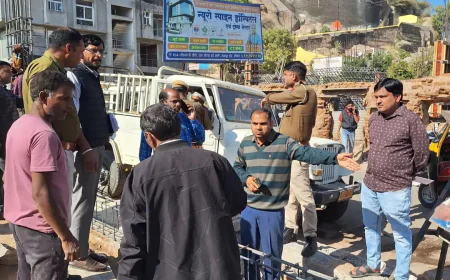 उपखंड अधिकारी खुद फंसे जाम में प्रशासन आया हरकत में 