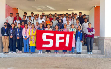 राजकीय महाविद्यालय लक्ष्मणगढ़ में एसएफआई इकाई सम्मेलन आयोजित  35 सदस्यीय कमेटी गठित