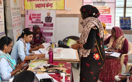 आरोग्य शिविर का लोगों ने उठाया लाभ 