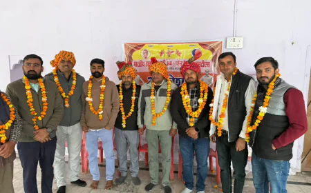 भारतीय डाक कर्मचारी पोस्टमैन एमटीएस संघ का द्विवार्षिक अधिवेशन: रोहित गुर्जर बने सचिव बृजकिशोर अध्यक्ष व मुकेश शर्मा कोषाध्यक्ष