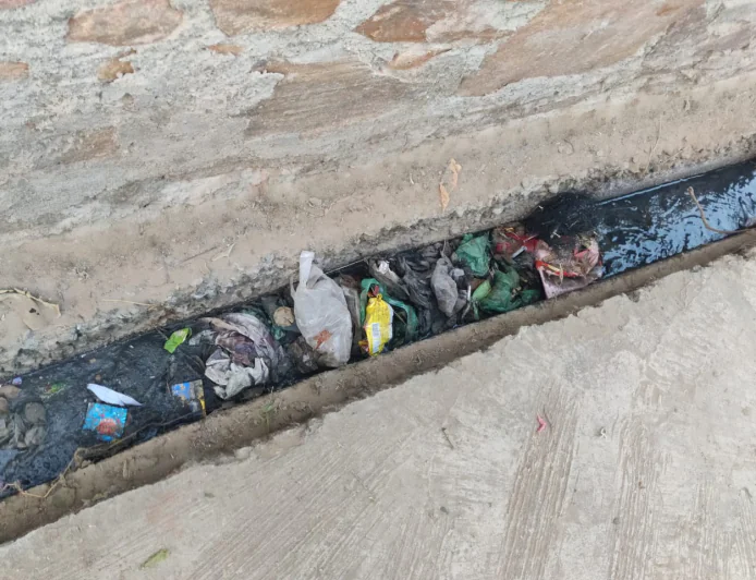 नगरपालिका की दिख रही लापरवाही नवलगढ़ में वार्ड की सफाई को लेकर दिखी खानापूर्ति 