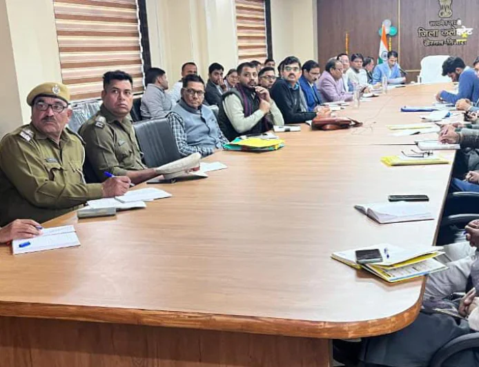 अतिरिक्त जिला कलेक्टर ने ली साप्ताहिक समीक्षा बैठक