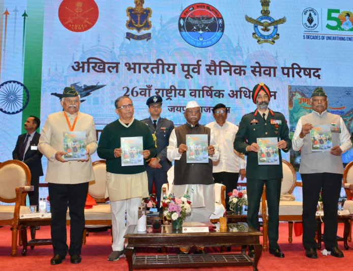 राज्यपाल ने अखिल भारतीय पूर्व सैनिक सेवा परिषद के 26वें राष्ट्रीय अधिवेशन का किया शुभारंभ कहा— सैनिक कभी पूर्व नहीं होता, राष्ट्र निर्माण में उसकी भूमिका सदैव जीवंत